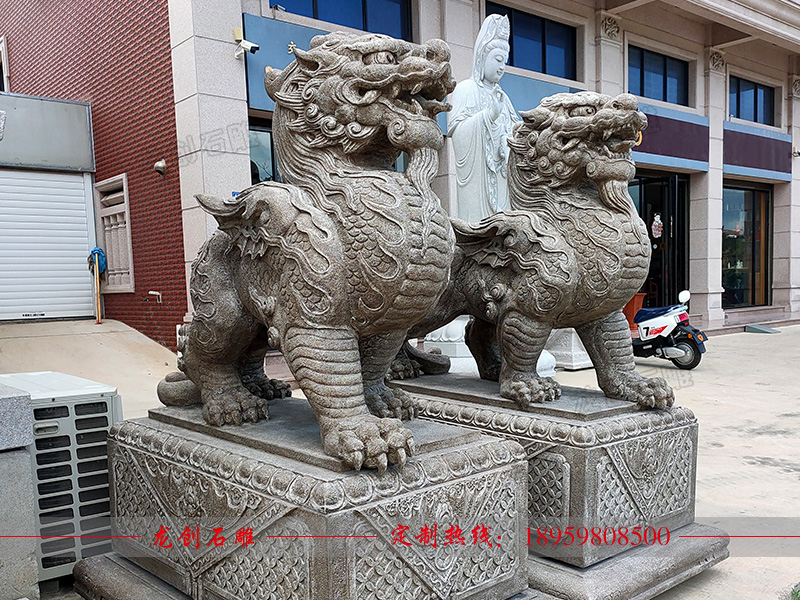 放祠堂大門(mén)石麒麟多少錢(qián) 麒麟石雕價(jià)格